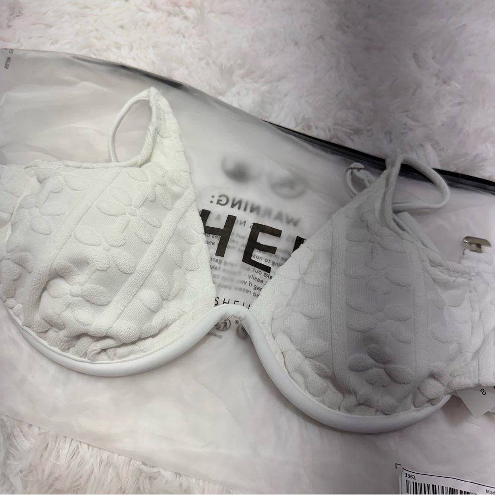 Shein white bikini top Brand new
